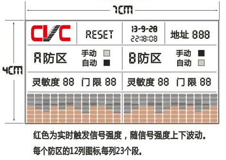 雙防區(qū)振動光纖報警主機